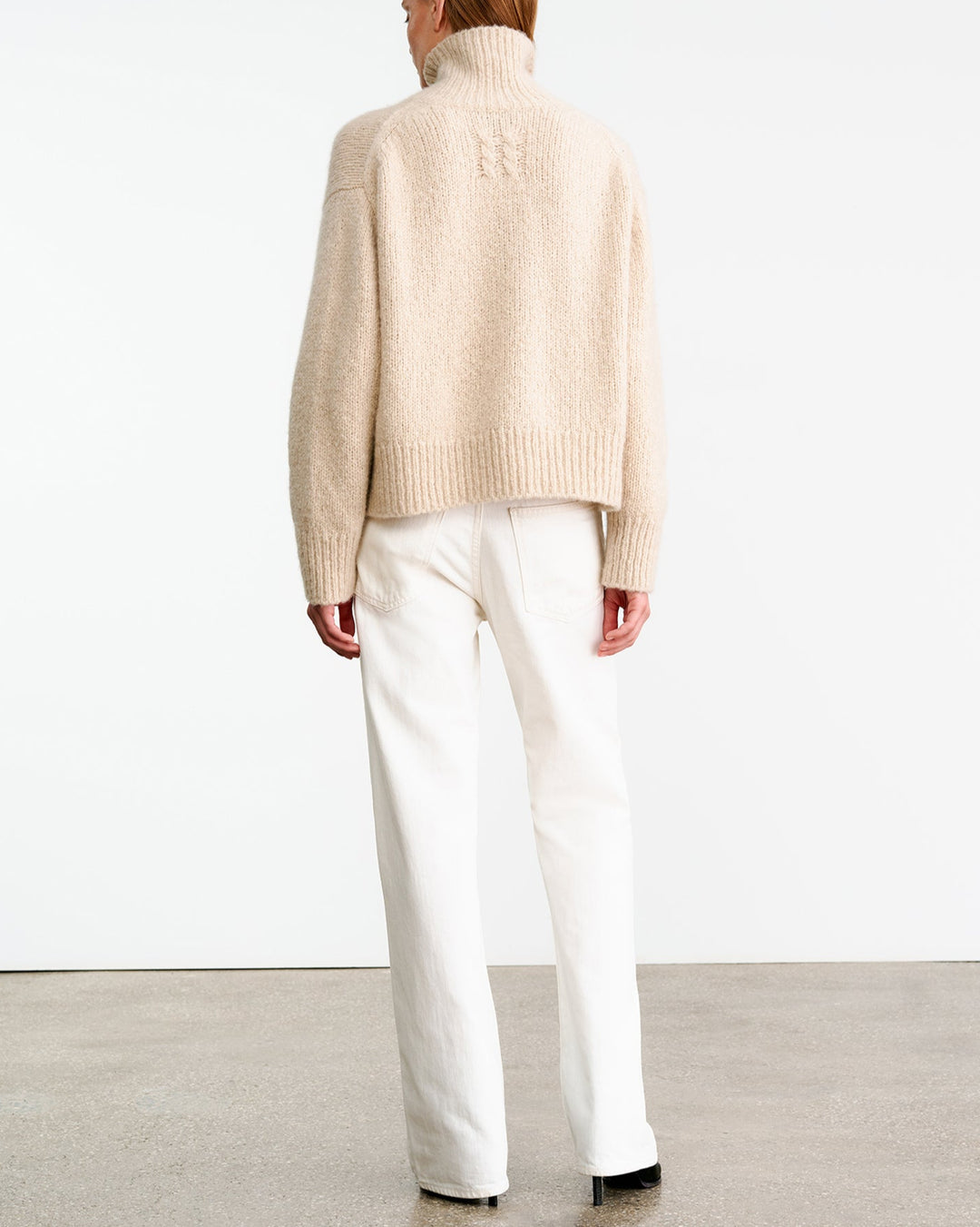 Tabitha Sweater | Beige Melange