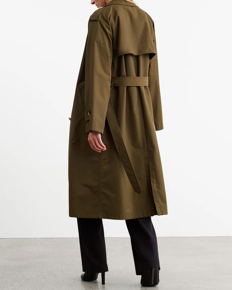 Toussaint Trench Coat | Olive Green