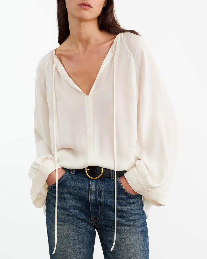 Acadia Blouse | Ivory