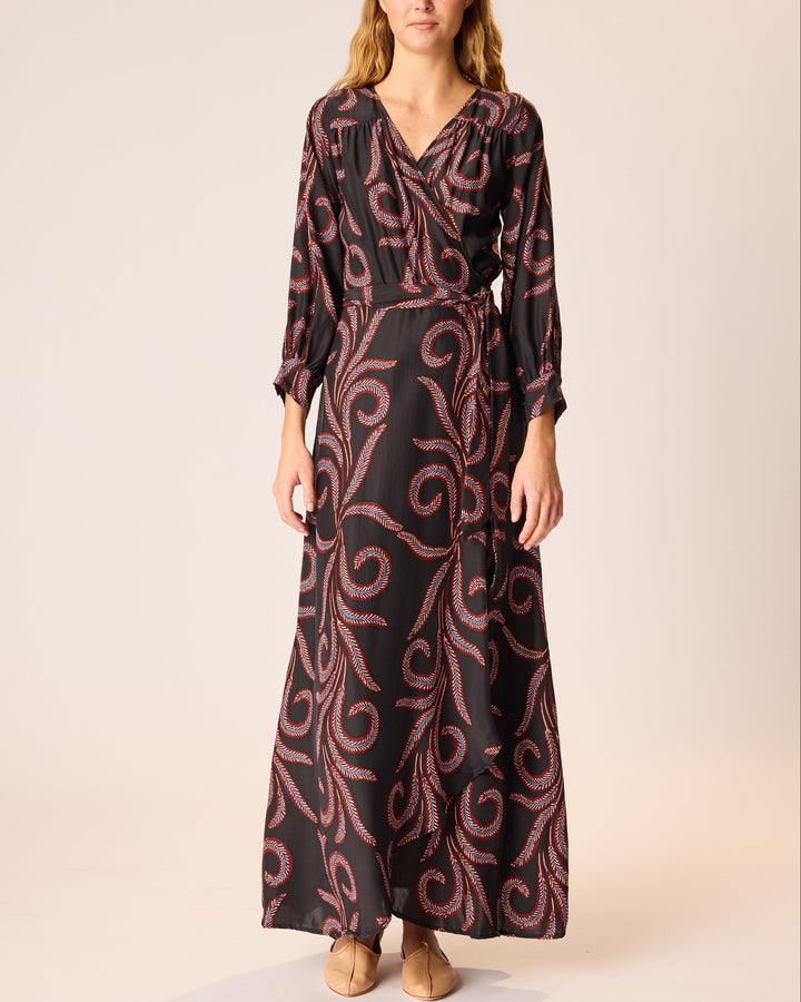 Kate Dress Long Sleeve | Feather Black