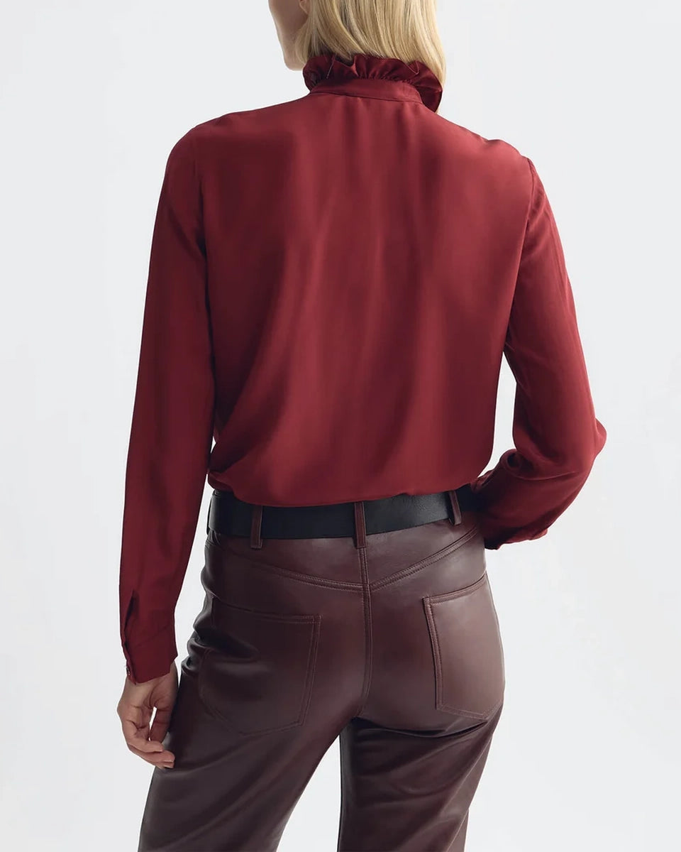 Lily Blouse | Crimson