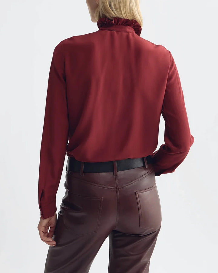 Lily Blouse | Crimson