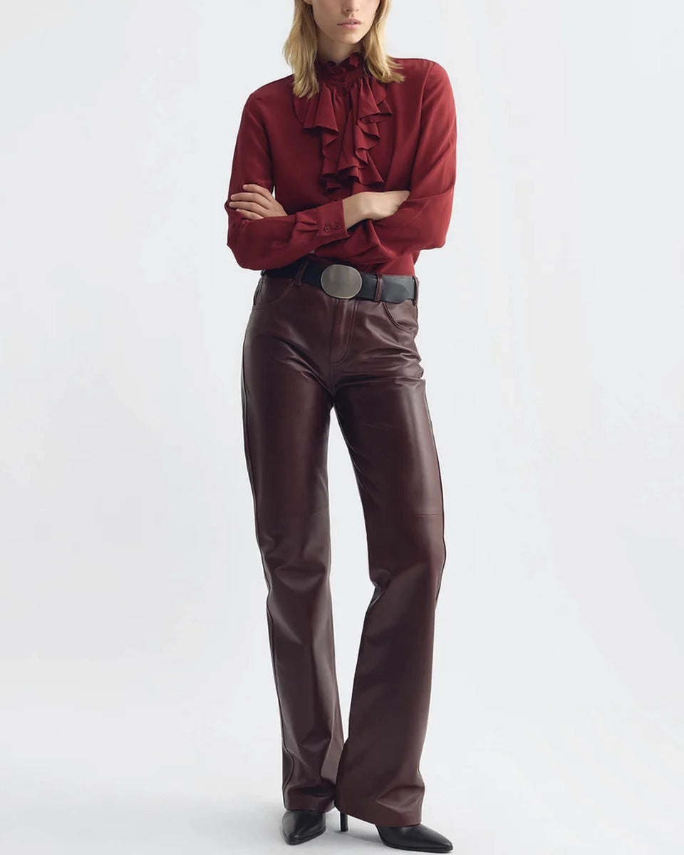 Lily Blouse | Crimson