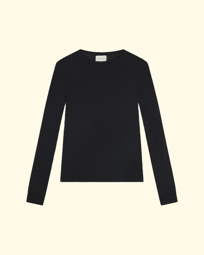 Ortigia Long Sleeve T-Shirt | Black