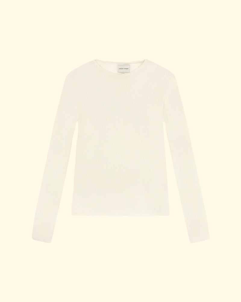 Ortigia Long Sleeve T-Shirt | Ivory