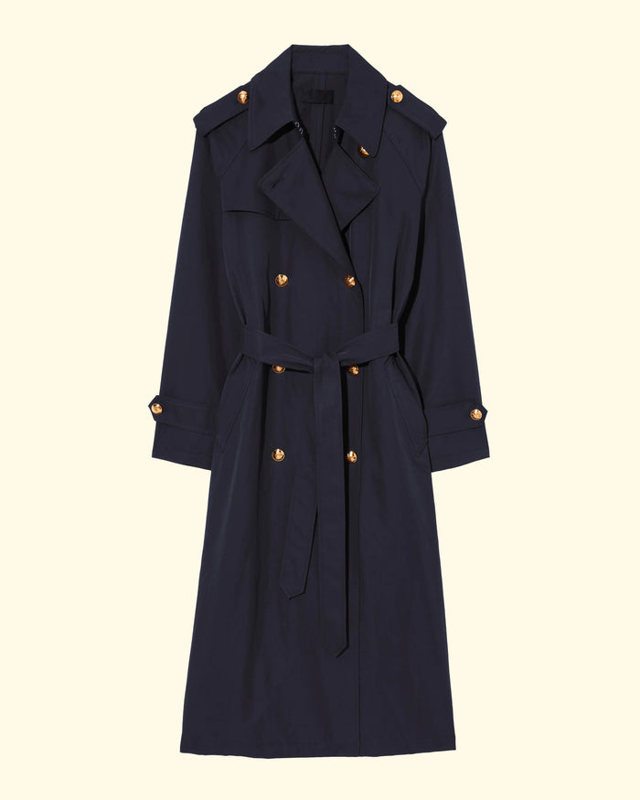 Toussaint Trench Coat | Dark Navy