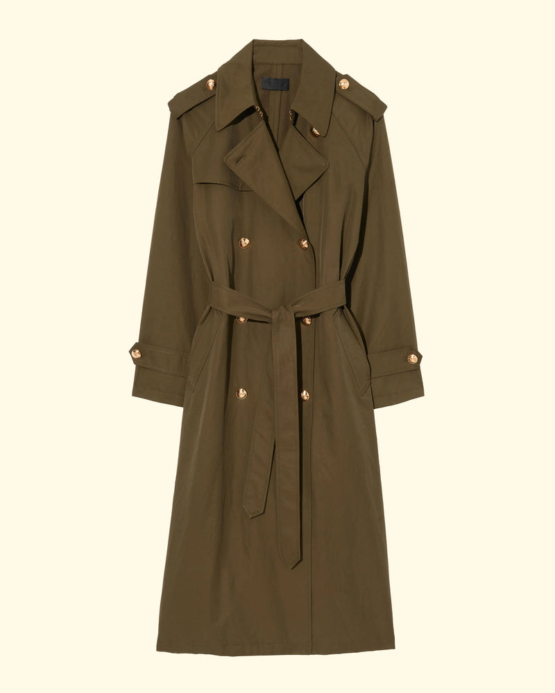 Toussaint Trench Coat | Olive Green