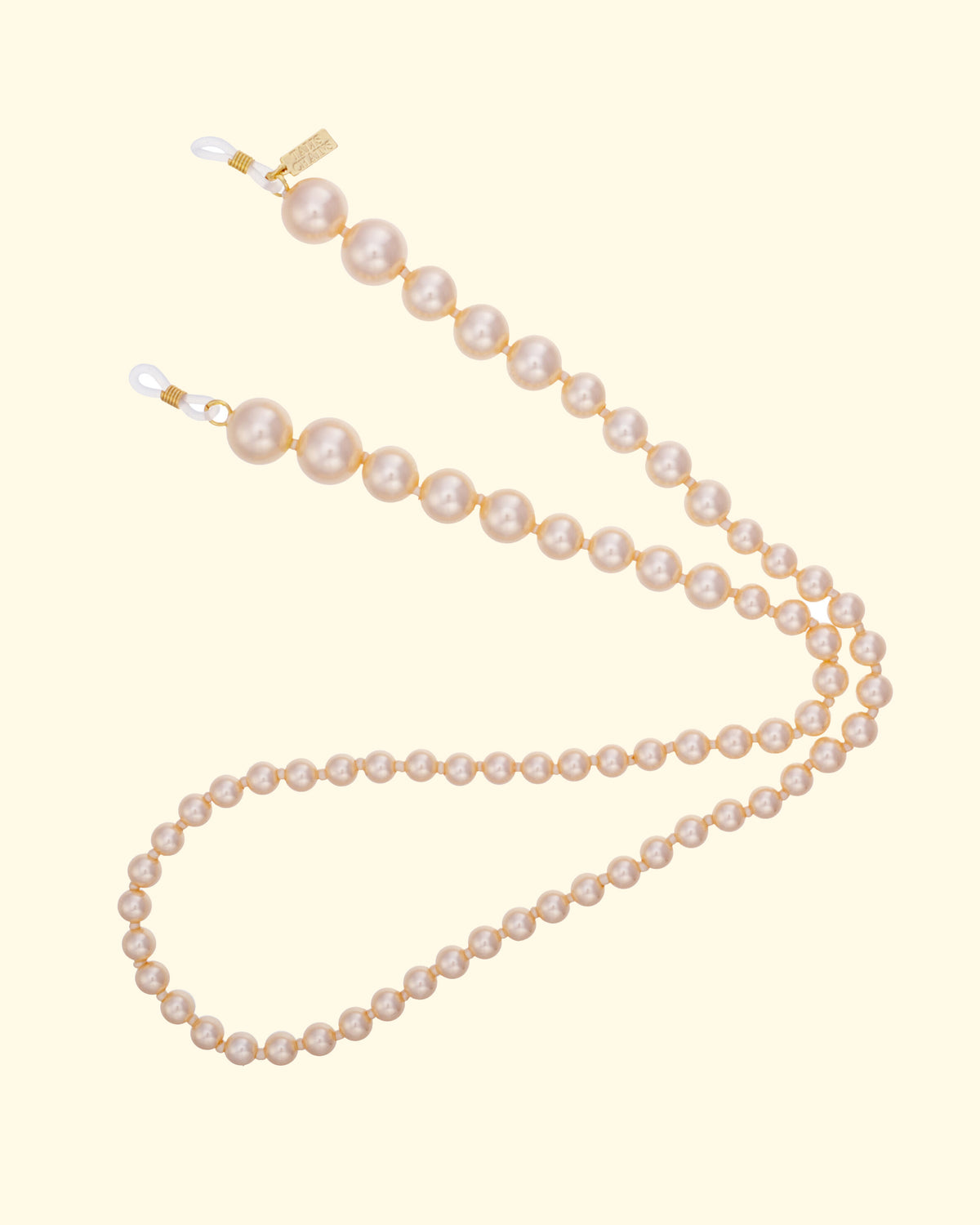 Pearl XL Sunglasses Chain | Champange