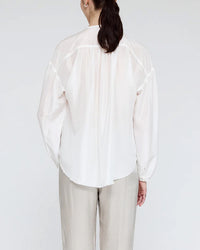 Poet Blouse | Washed White