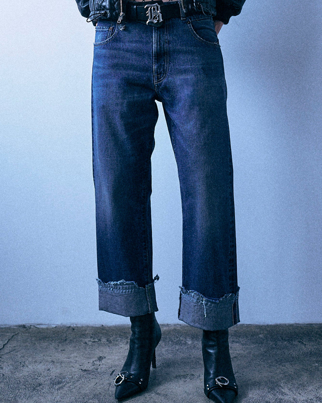 Cuffed X-BF Jean | Dalston Selvedge