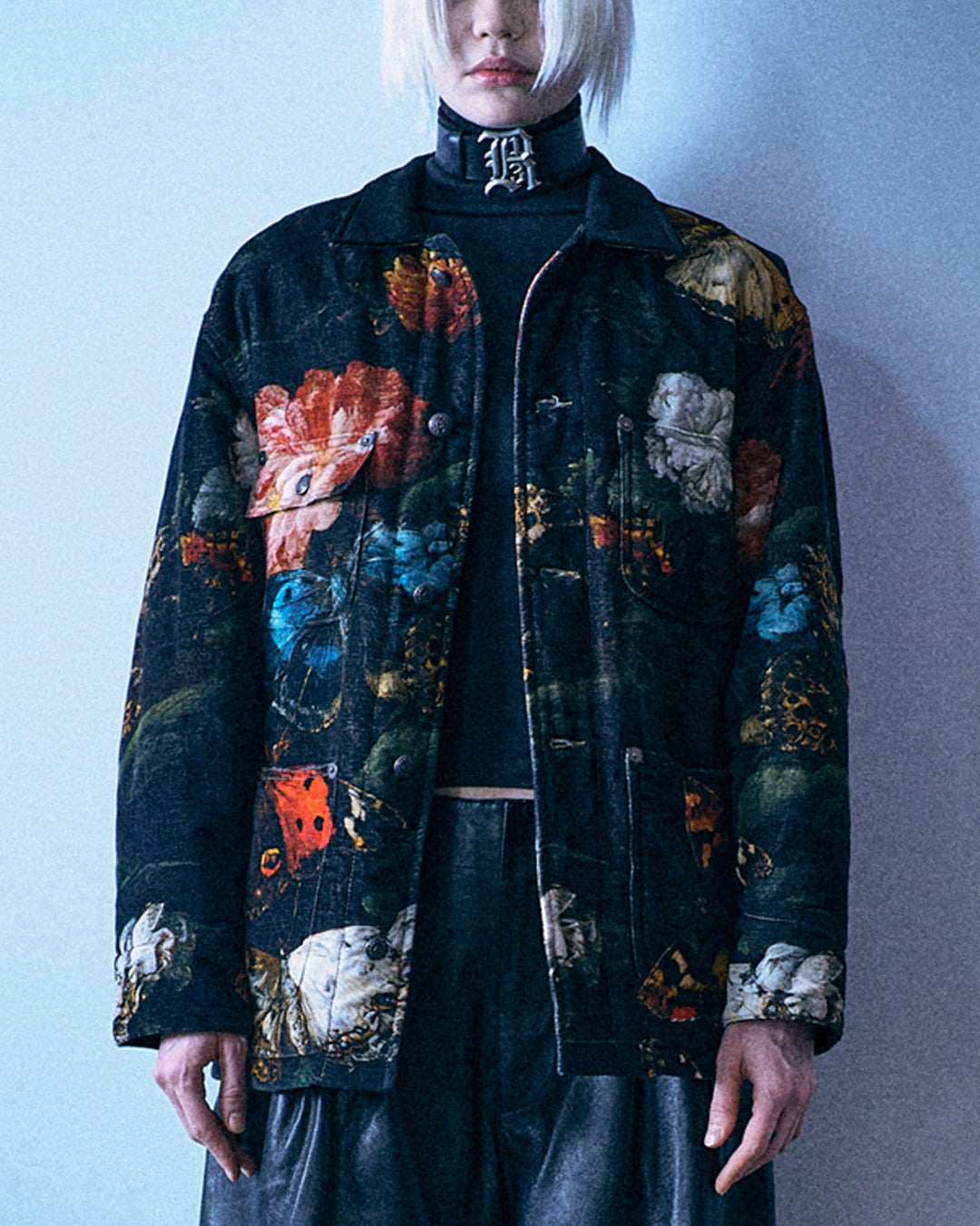 Relaxed Chore Jacket | Floral Butterfly