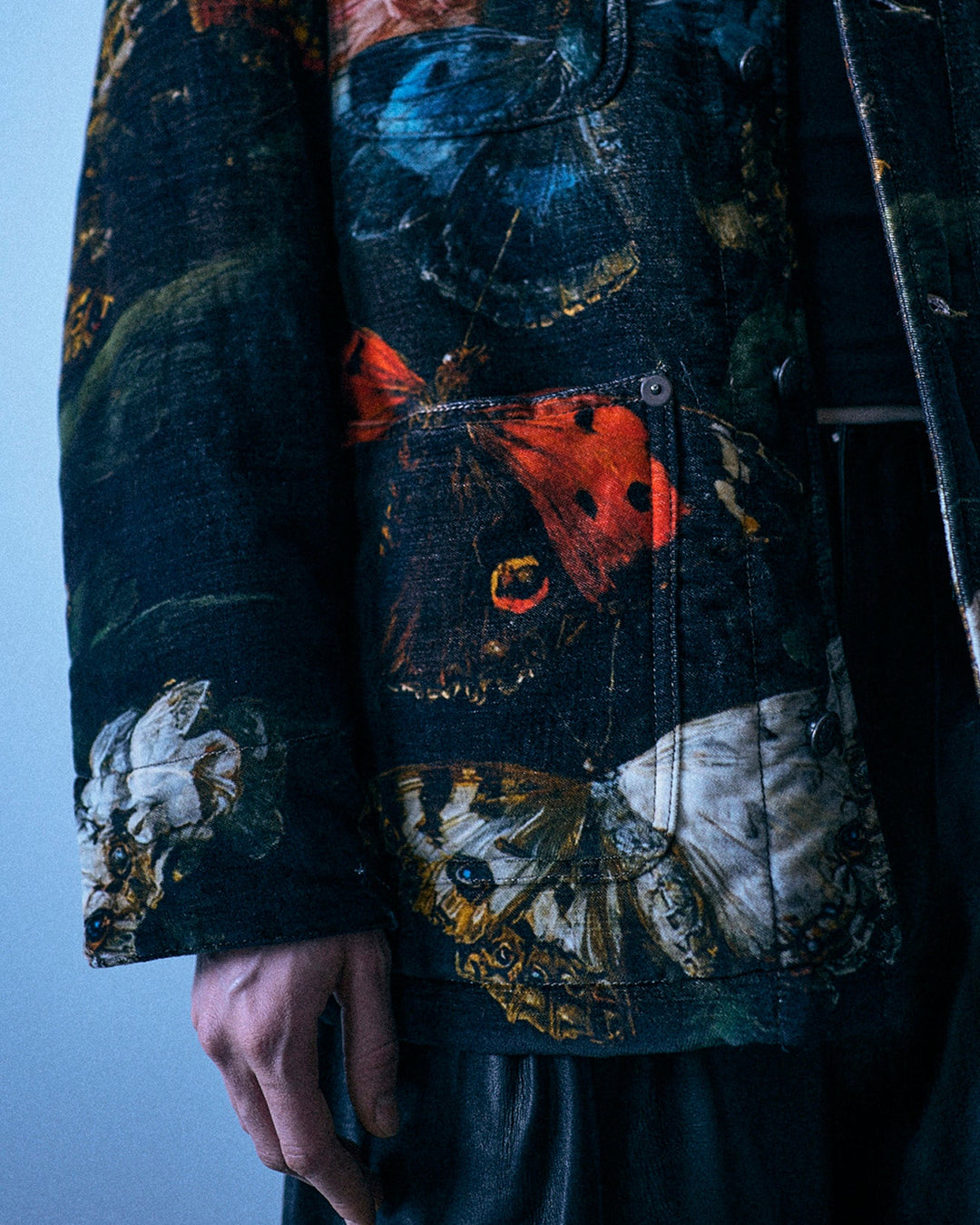 Relaxed Chore Jacket | Floral Butterfly