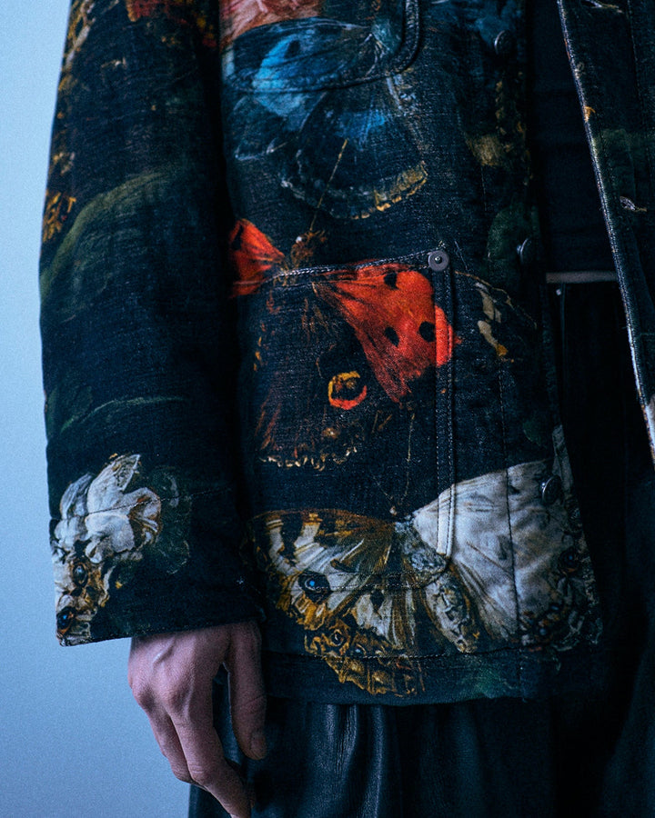 Relaxed Chore Jacket | Floral Butterfly