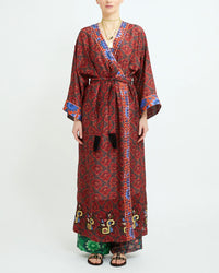 King Patchwork Dress | Red