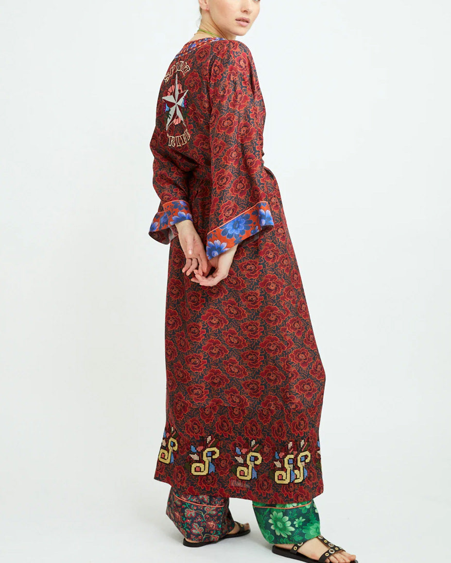 King Patchwork Dress | Red