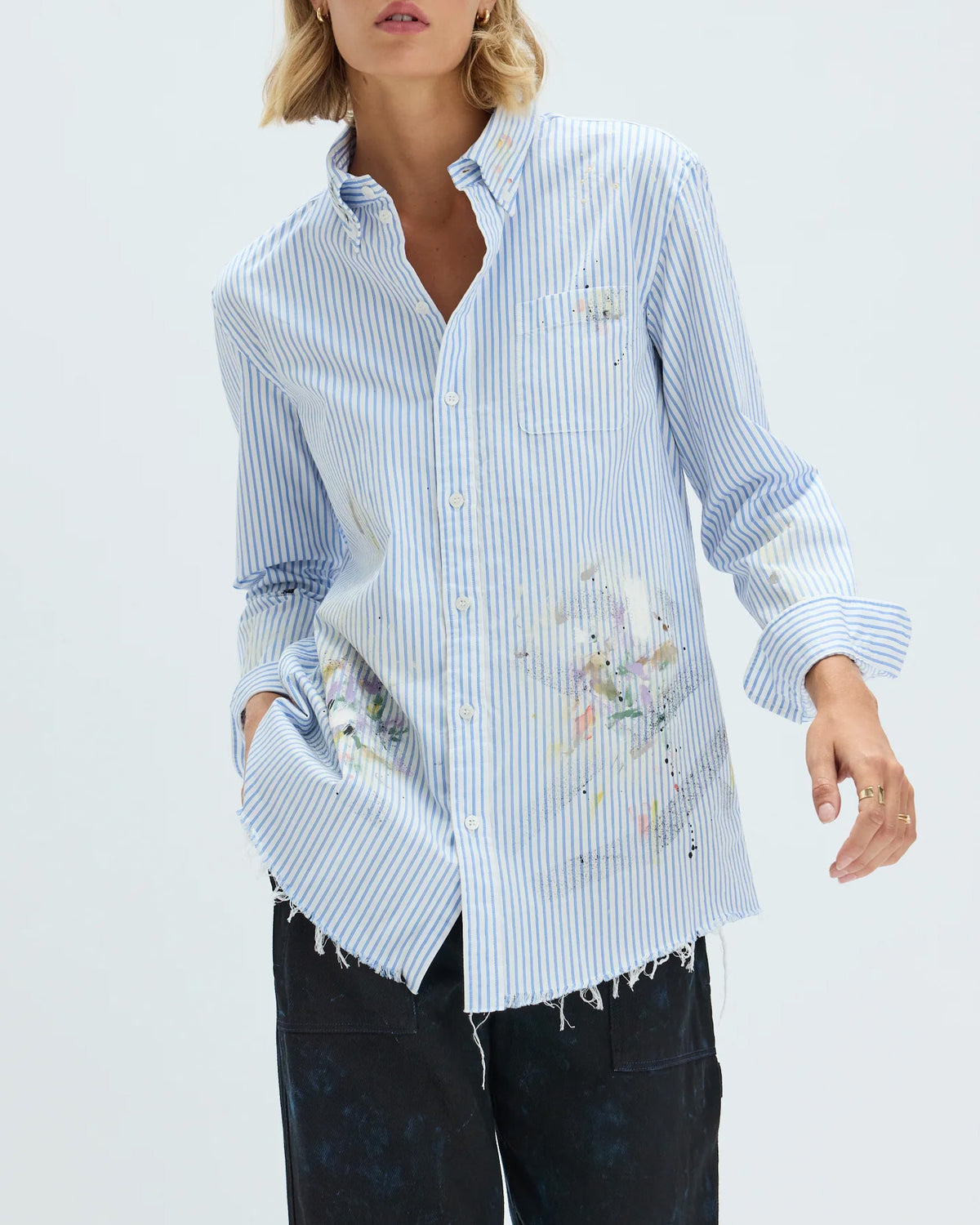 Painter Shirt | Blue Stripe