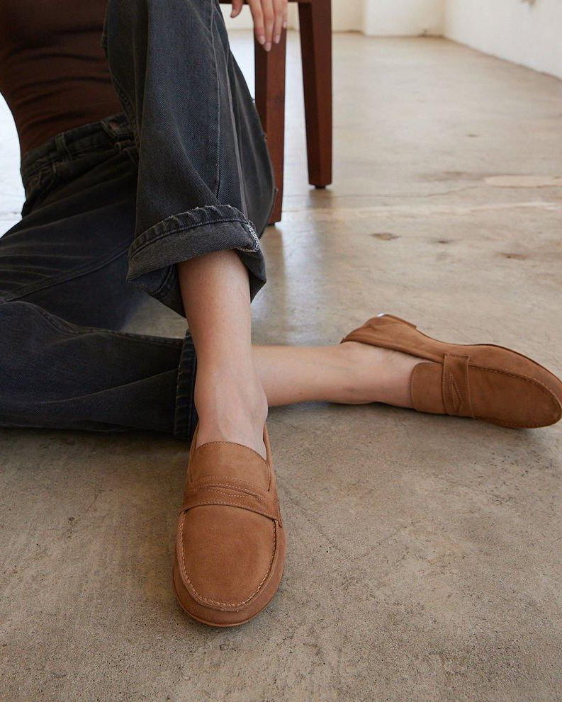 Penny Loafer | Suede Clove