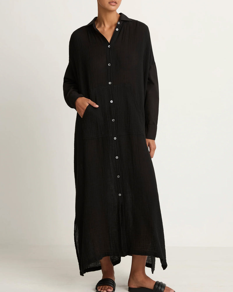 Caftan Dress | Black