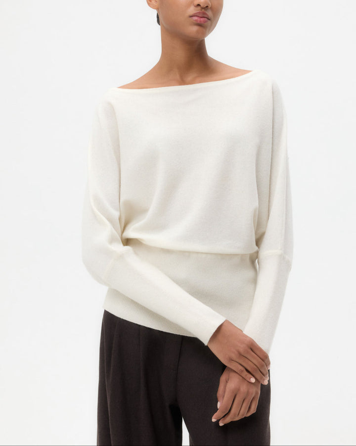 Off The Shoulder Knit | Ivory