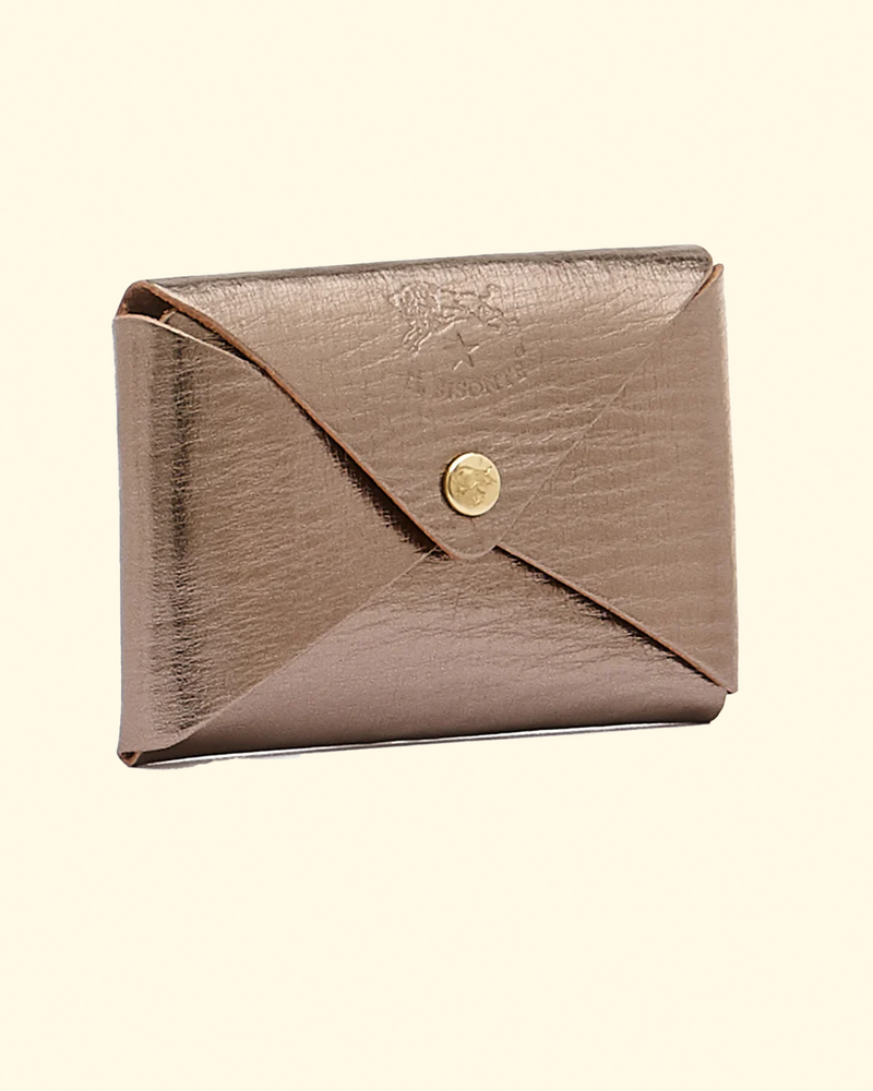 Sovana Card Case | Metallic Bronze