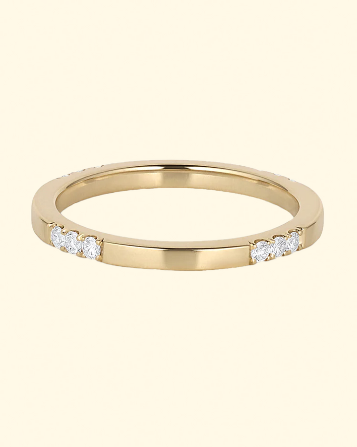 Pave Square Band | Size 7