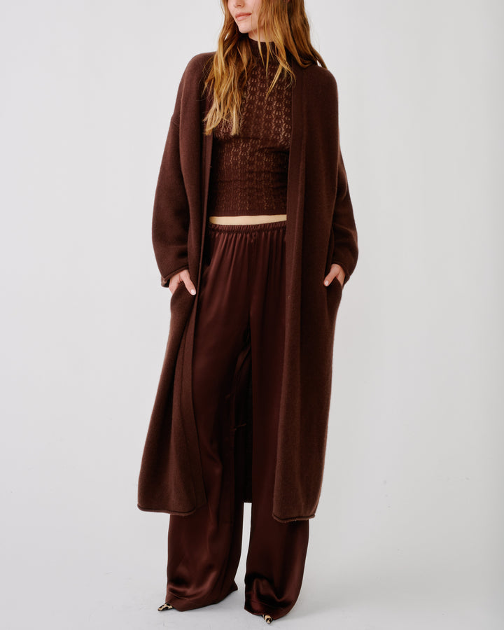 Toma Slouchy Duster W/ Braid Detail | Cinnabar