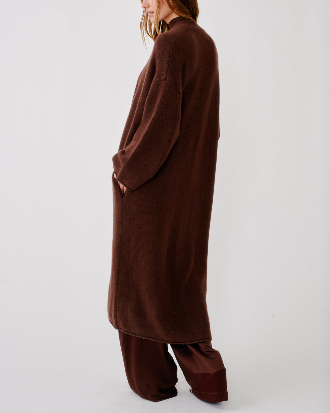 Toma Slouchy Duster W/ Braid Detail | Cinnabar
