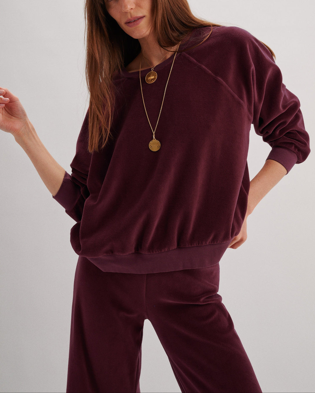 Samos Sweatshirt | Ruby
