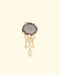 Jellyfish Earrings | Taupe Tourmaline & Diamond