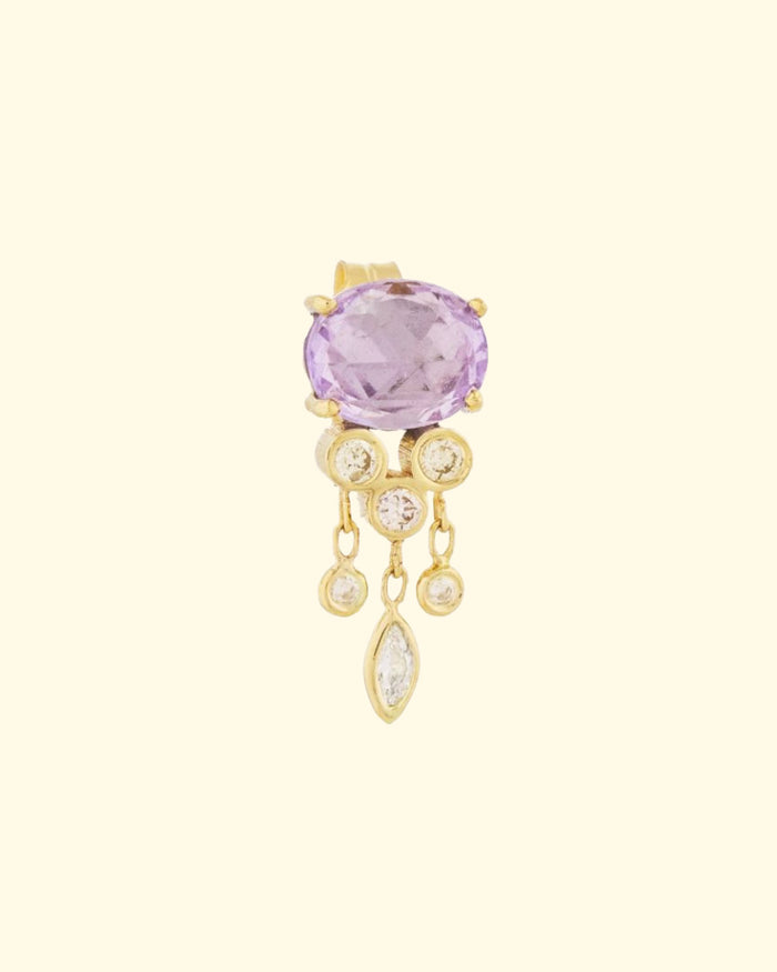 Jellyfish Earrings | Saphire & Diamond