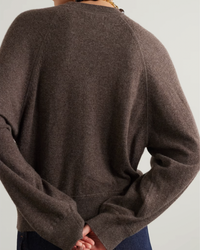 Pemba Cashmere Sweater | Grizzly Melange