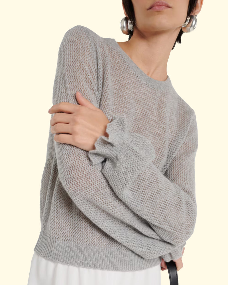 Leanne Sweater | Dove Grey