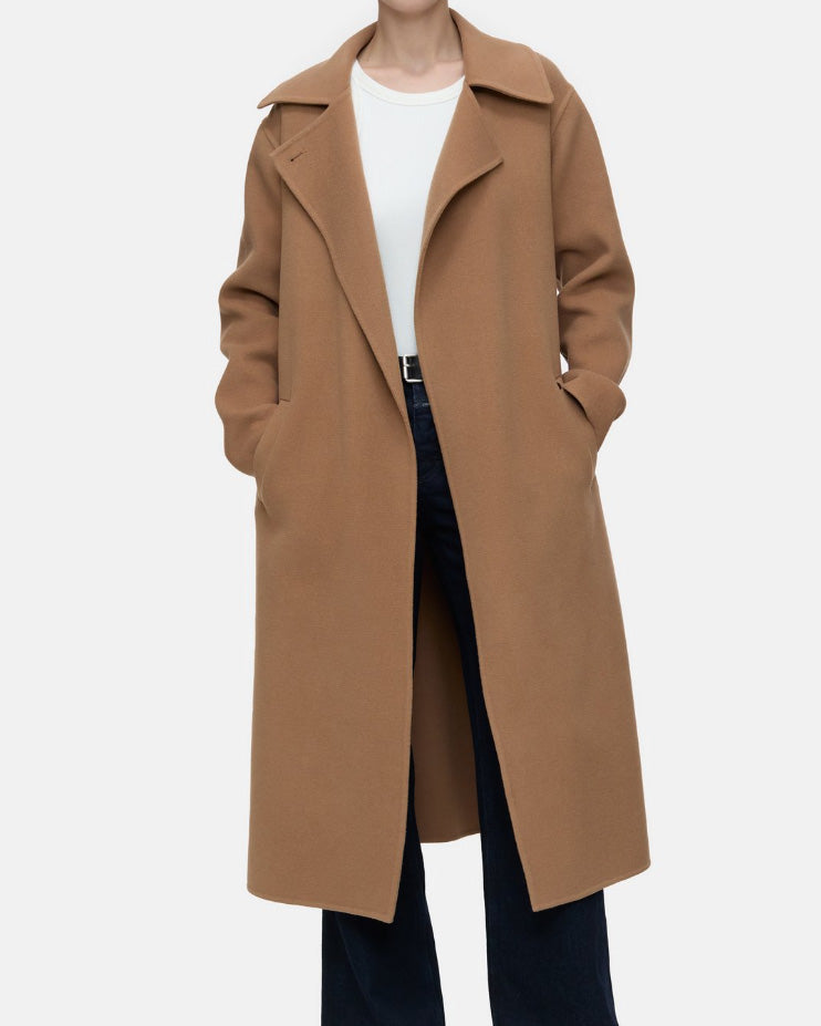 Wrap Coat | Biscotti Brown