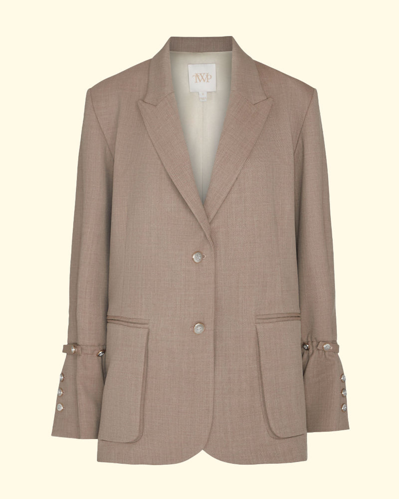 Boyfriend Blazer | Sandstone