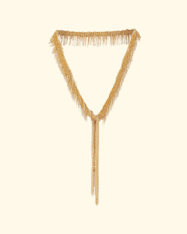 1C002 Long Necklace | Gold