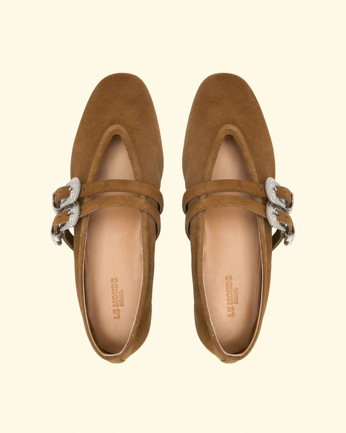 Ballet Claudia Slipper Suede | Taupe