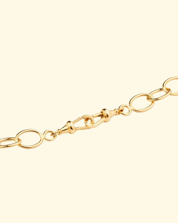 Rosa Micro Chain 37cm | Yellow Gold