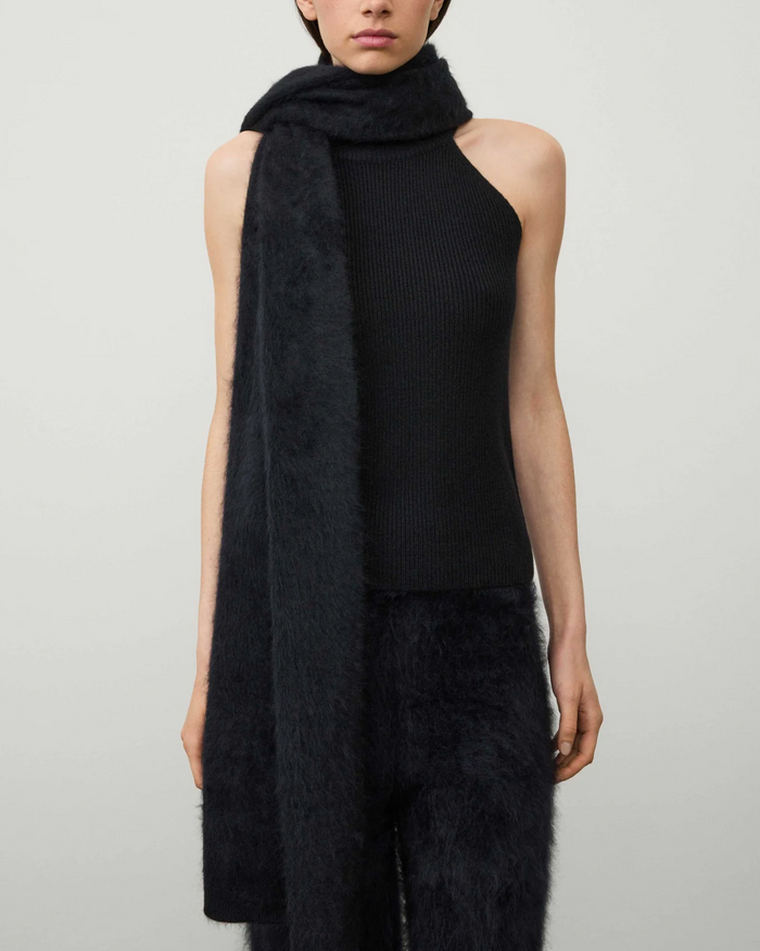 Brushed Scarf | Black