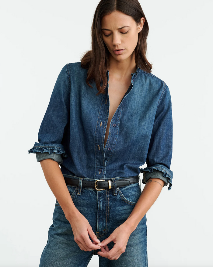 Lydia Denim Shirt | Classic Wash