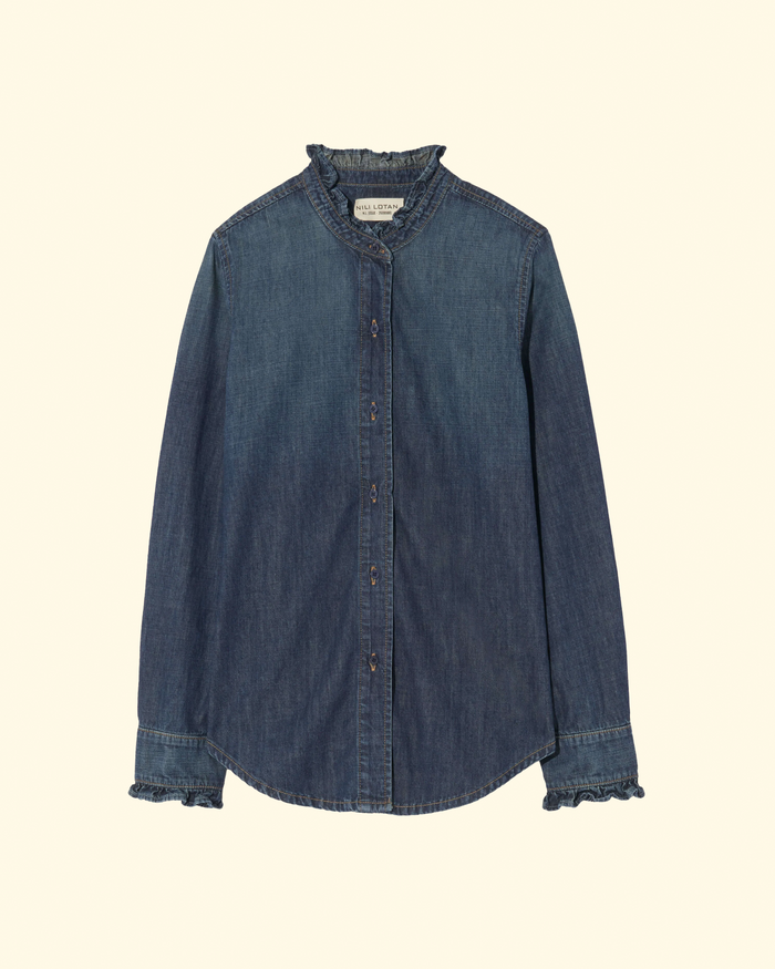 Lydia Denim Shirt | Classic Wash