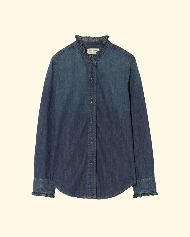 Lydia Denim Shirt | Classic Wash