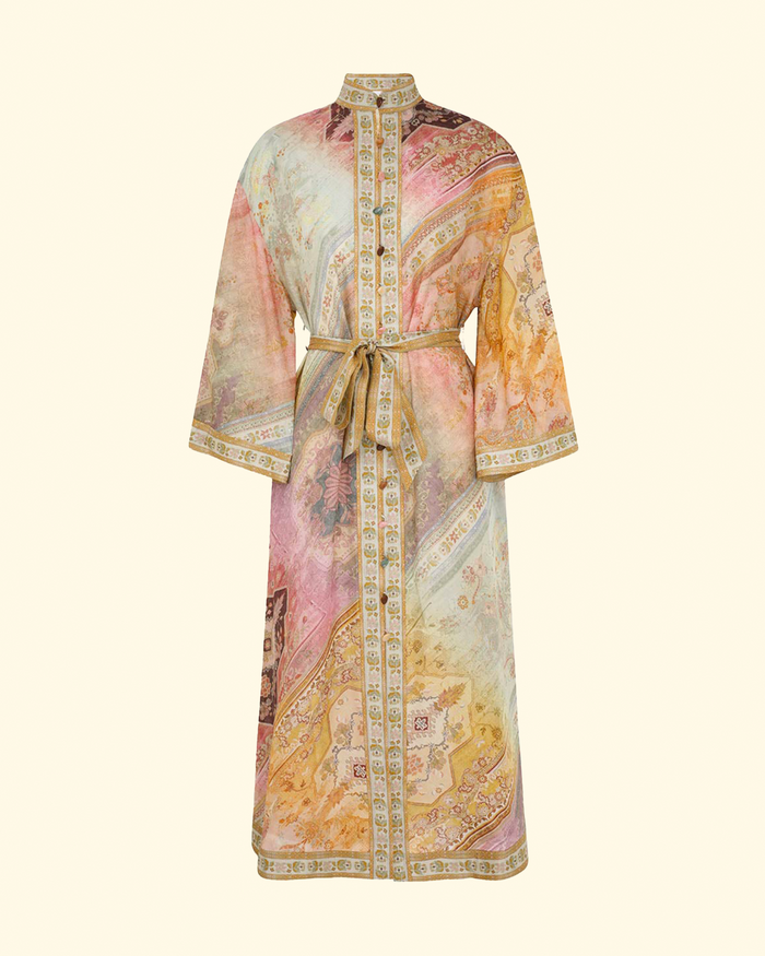 Tallow Shirt Dress | Ombre Multi