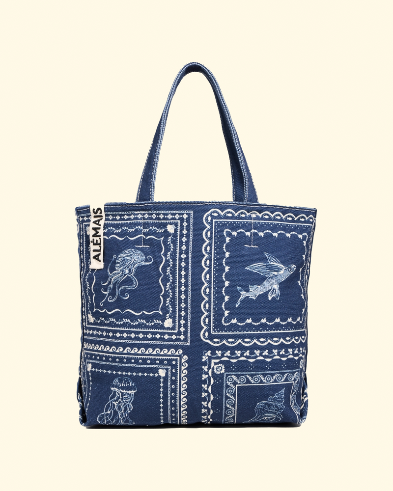 Oceane Shopper Tote | Blue