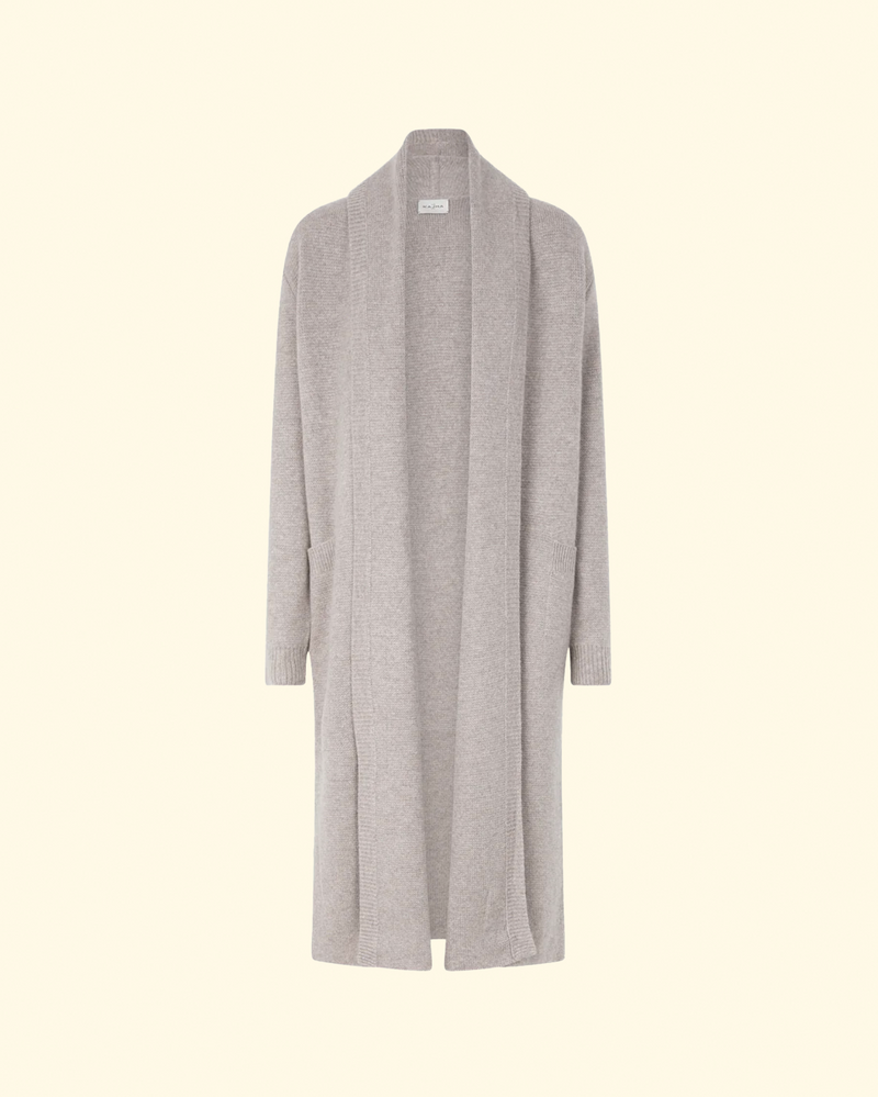 Italy Cashmere Coat | Taupe