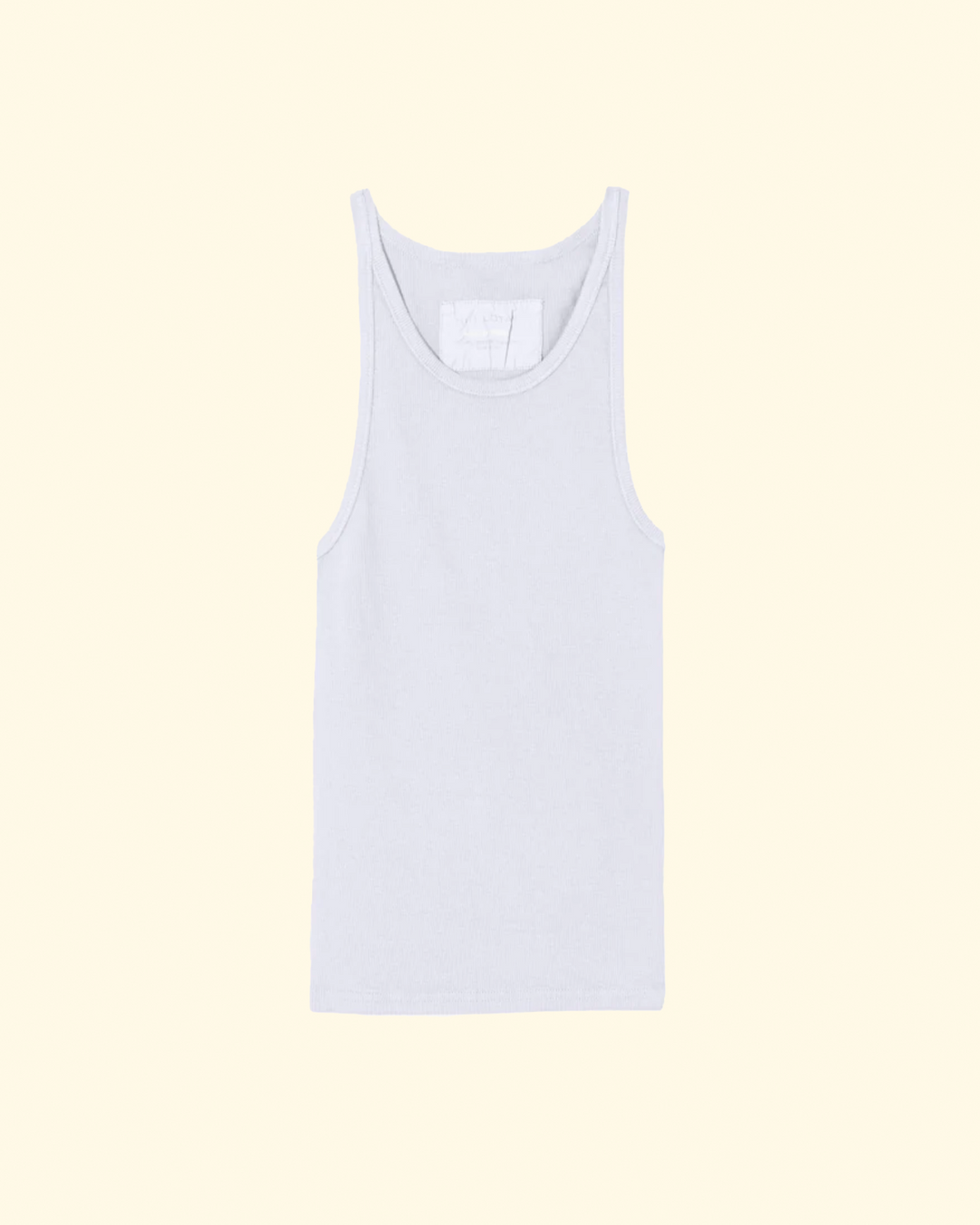 Jennifer Rib Tank | White