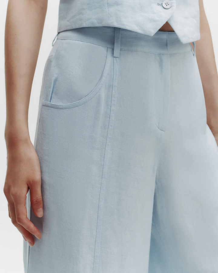 PREORDER Dees Trouser | Linen Ice Melt