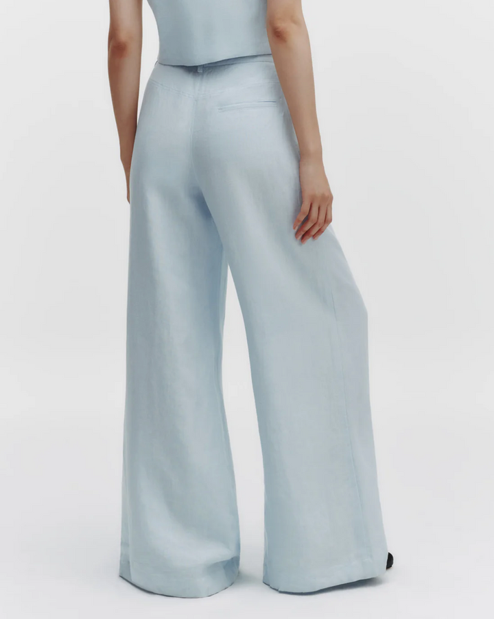 PREORDER Dees Trouser | Linen Ice Melt