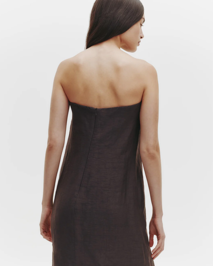 PREORDER Carolyns Gown | Chocolate Linen