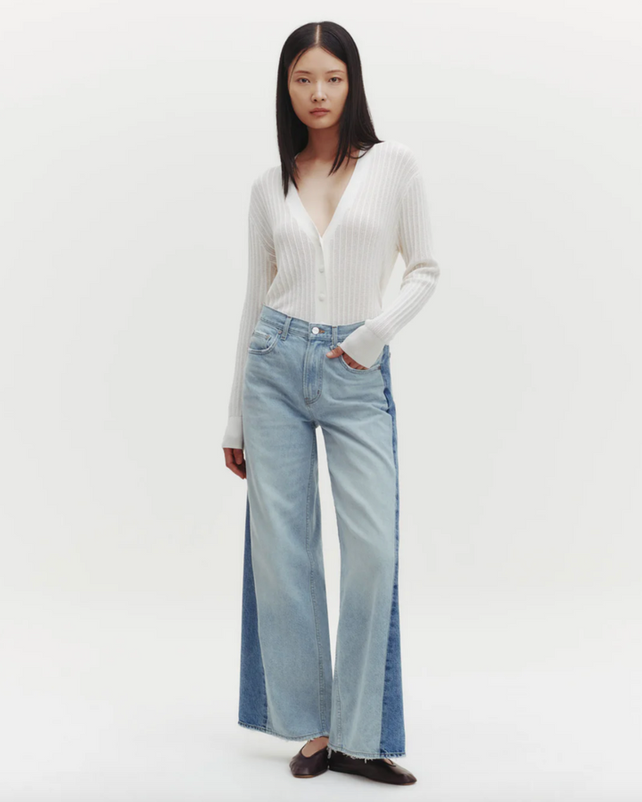 PREORDER Cardigan W/ Pointelle Detailing | Ivory