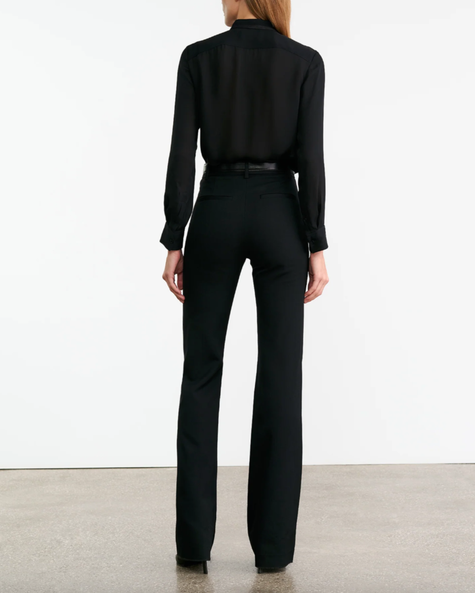 Bertille Ruffle Shirt | Black